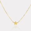 14 Ayar Altın Yıldız Kolye