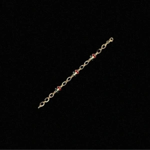 14 Ayar Altın Kirazlı Motifli Çocuk Künyesi