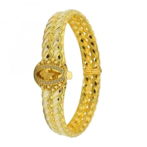 14 Ayar Altın Trabzon Hasır Kelepçe