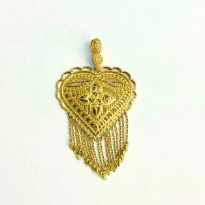 8 Ayar Altın Hint Kolye Ucu