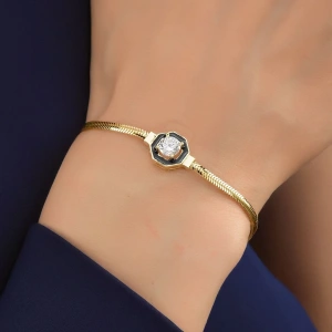 Altın Çağla Balıksırtı Bileklik