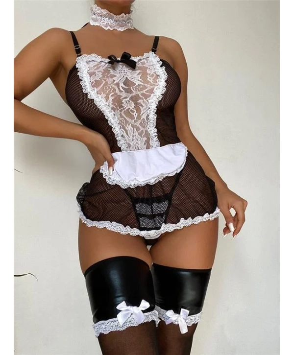 Fantezi Hizmetçi Kostüm